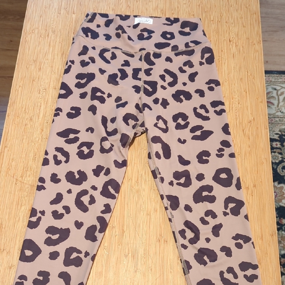 Ziggy Leggings Tan Leopard